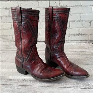 Rare Vintage Lucchese Oxood Boots